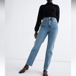 Madewell The Tall Curvy Perfect Vintage Straight Jean in Hoye Wash (30T)